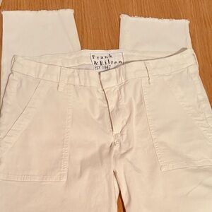 Frank & Eileen Off-White Casual Pants